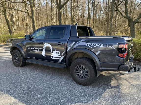 Entreprenør på Lollands firmabil